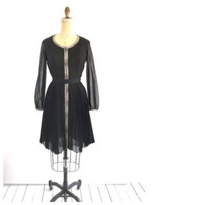 50s black and white dress | vintage black and white dress | 1950s dress